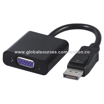 Audio Adapter, DisplayPort to VGA Female, Gold Series