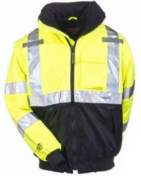Men's Hi-Vis Waterproof Bomber Jacket