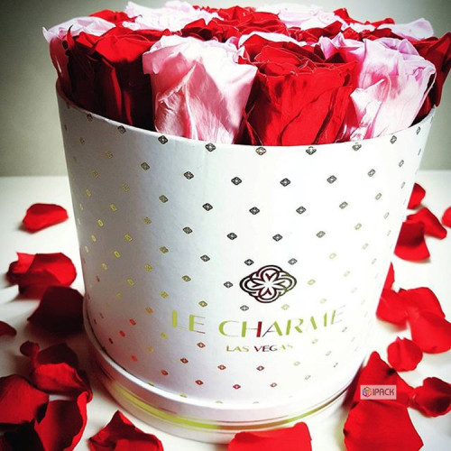 Custom Luxury Cardboard Diy Flower Box