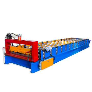 Trapezoidal metal sheet roofing sheet machine