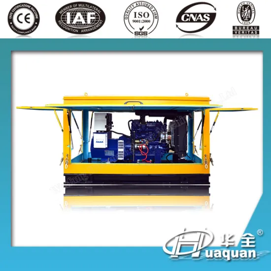 Diesel engine powered 7.5kva silent diesel generator