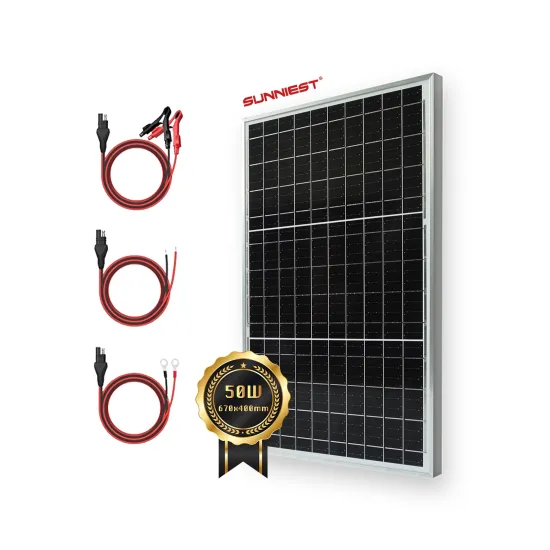 50W Portable Monocrystalline Solar Panel: Ideal for Home Use and Off-Grid Systems