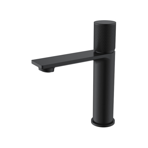 Bacino a livello singolo Tap Black Black Bathroudated Deted Deted Monted Basin Faucet Basin Mixer