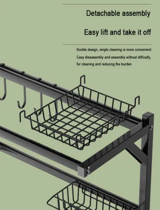 E-Type Sink Drain Rack - 201 Material Kitchen Storage Rack