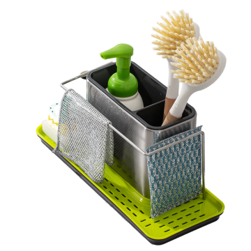 Metal Kitchen Cutlery Organizer Tray for Knives, Spoons, and Forks