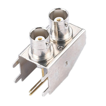 BNC Connector Jacket Mount PCB Male to Female 50 Ohm BNC001-2P