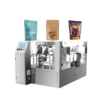 Mechanical Zipper Pouch Packaging Machine for Granular Materials
