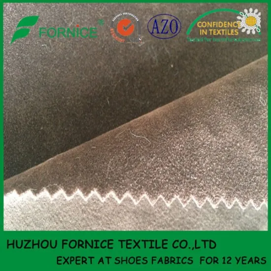 China manufacturer new design cotton velvet fabric for shoes