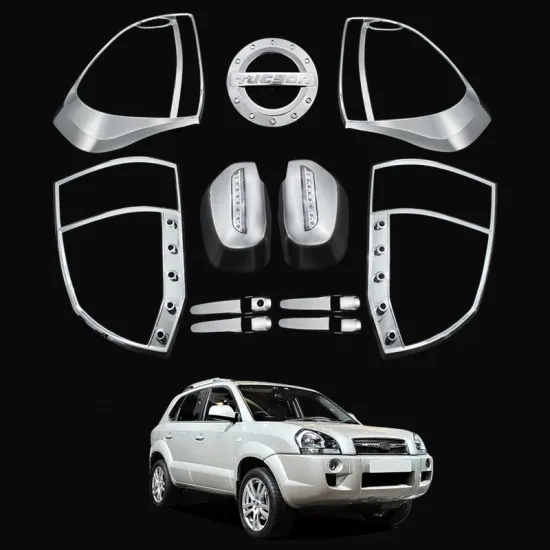 CHROME Garnish Cover Full Combo Set Kit for Hyundai Tucson 2005-2008