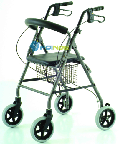 Ar04 Hot Selling Four Wheeled Aluminum Walker Rollator