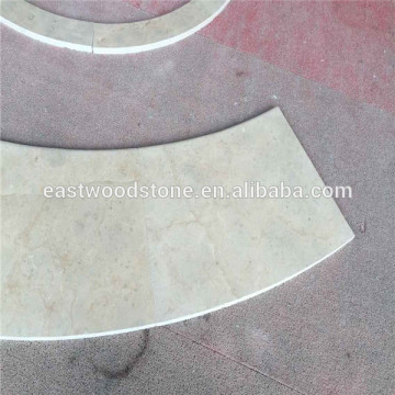 Honed Beige color for swimming pool coping