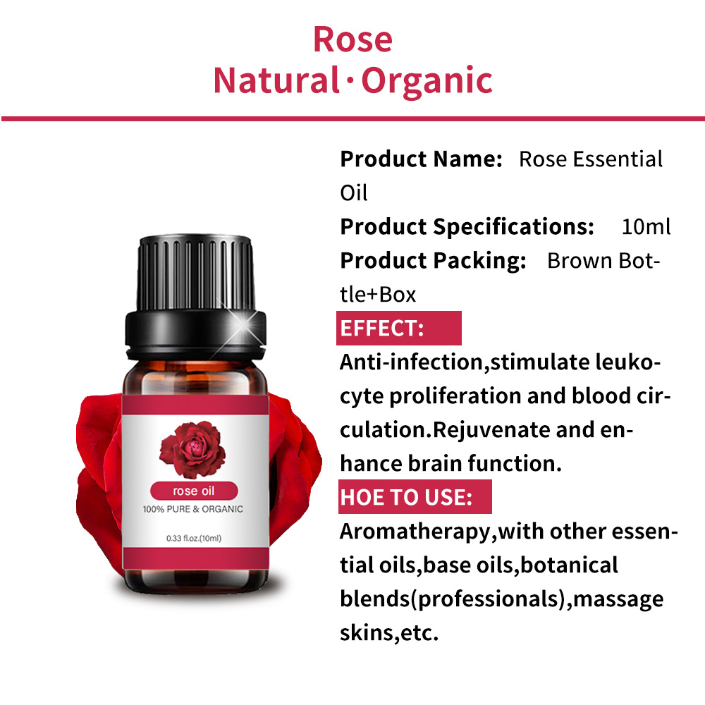 Aceite Esencial de Rose 100% Pure Rose al por mayor