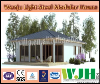 Wenju Single Storey Light Steel Economic Prefab Steel Villa