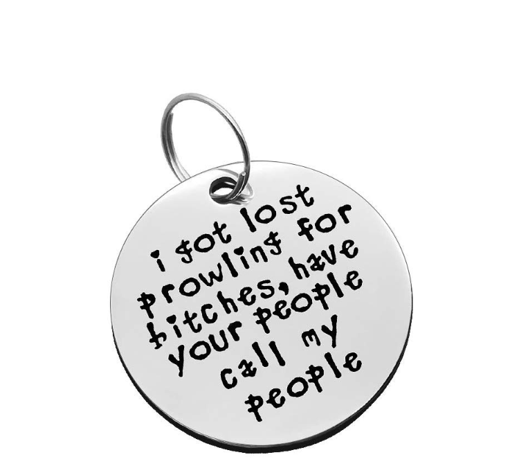 Funny Pet ID collar Tags