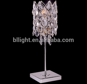 Hotel room decorative crystal American table lamp