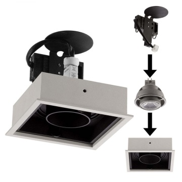 Anti-Glare 24 Degree MR16 LED COB Recessed Ceiling Spotlight - 3W to 30W for Hotels