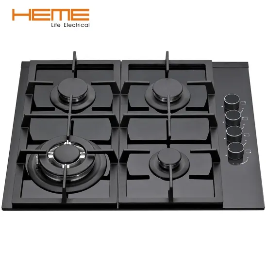 High Quality Tempered Glass Cooktop 4 Burner Gas Hob with CE
