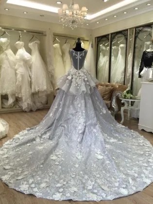 dubai muslim vintage lace wedding dress 2016 bridal