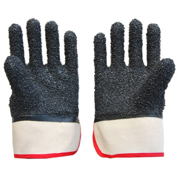 Guantes antidetizos de pellets de PVC. Puño de seguridad.