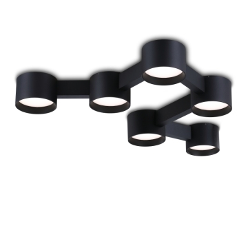 Modern Black Bedroom Chandelier Luxury Pendant Light 6*10W