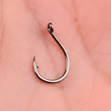 Factory OEM&ODM High Carbon Steel Fishing Hooks - Single Carp Fishing Hooks with Ring Model