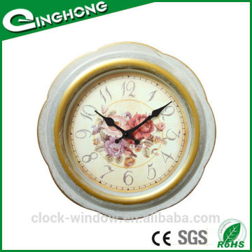 Flower style modern wall clocks