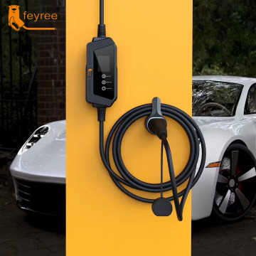 Feyree Fast 22KW 32A Phase 3 EVSE Portable Electric Vehicle Charger with 5M Cable