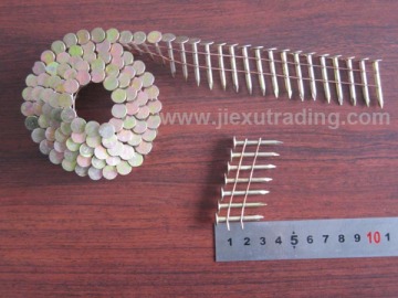 Galvanized roofing coil nails