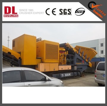 DUOLING LARGE CAPACITY MOBILE STONE CRUSHER FOR QUARRY WITH ISO APPROVAL