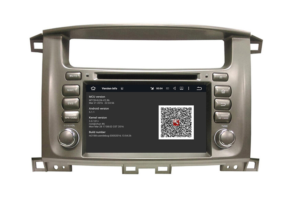 Toyota LC100 1998-2007 car dvd player