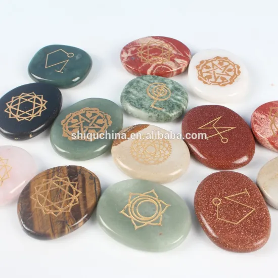 Promotion Gifts Engraved Semi-Precious Stones