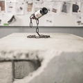 Bar Tea Room Office Beton langer Tisch