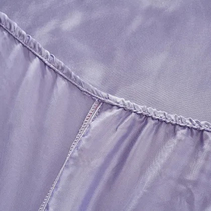 Hotel Home Purple Silk Wedding Bedding Sets