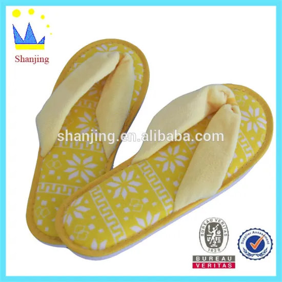 Chinese wholesale EVA floor slipper velour soft flip flop slipper