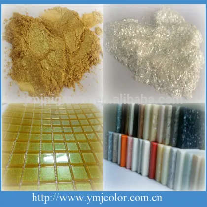 Golden Luster Pearlescent Pigment, Marble Pigment, Mica Flake
