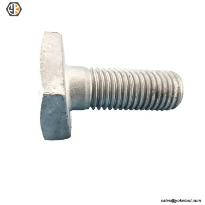 Wedge-shaped head askew head bolts 3/4"