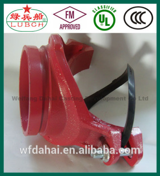 ISO Approved Sand Casting Grooved Mechanical Tee