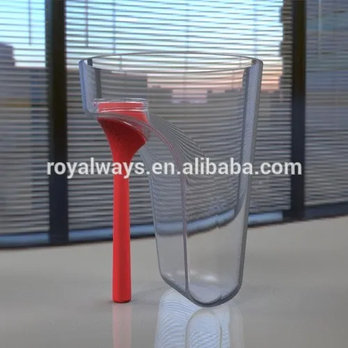 Colorful high-heeled plastic coffee mug BPA free