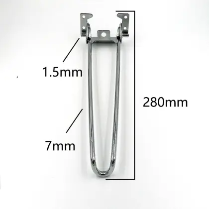 Top Quality Foldable Wire Silver Hairpin Leg