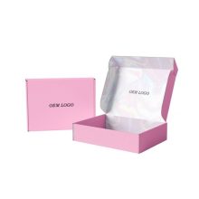 Pink Kraft Portable Biodegradable Mailer Box