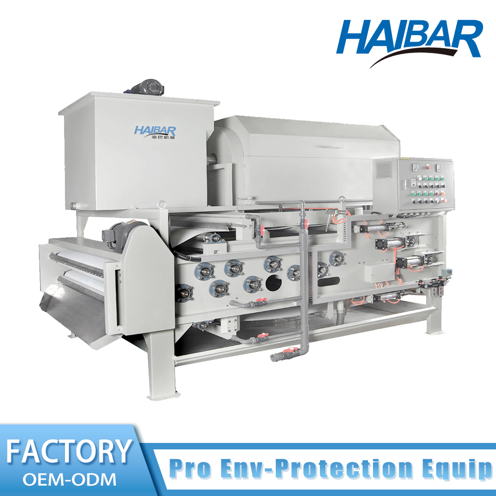 Belt Press Sludge Thickening and Dewatering SystemHTB-1000