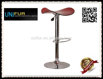Hydraulic acrylic adjustabe blar stool with chromed base
