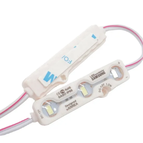 5730 SMD LED Module - 140° Angle, 3 LEDs, 1.2W Power, IP67 Rated, 12V, Injection ABS Backlight for Advertising Light Boxes