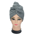 serviettes en microfibre pour cheveux secs avec bouton