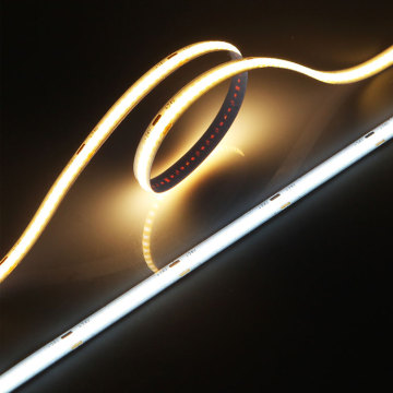 High Density LED Ribbon Light DC12V/24V 480 LEDs 8mm IP20 10W/M White/Warm White Dotless Flexible COB LED Strip