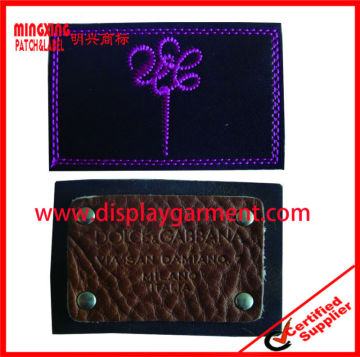 2014 high quality garment leather labels