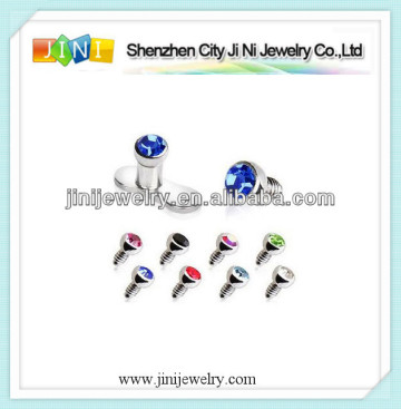 dermal anchor body jewelry