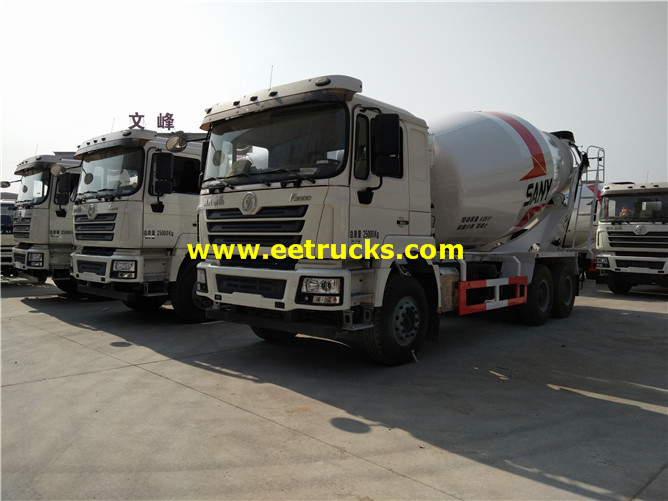 SHACMAN 12000 Litres Beton Transit Mixing Vehicles