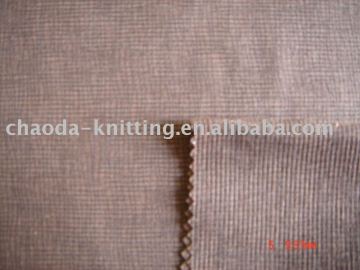 printed corduroy:polyester fabric