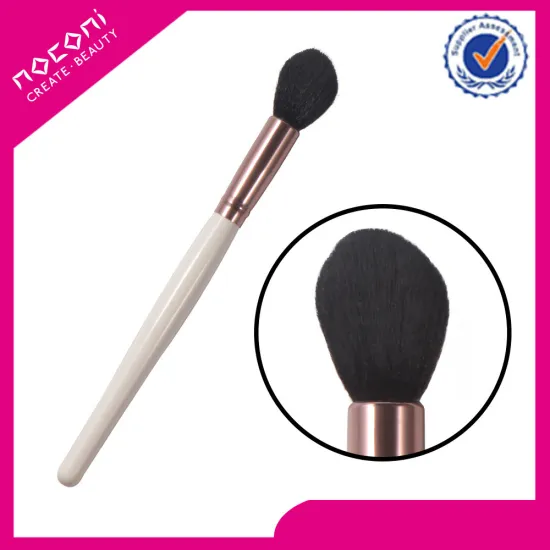 2015 NOCONI customized professional nylon hair wooden handle cosmetic Blusher brush